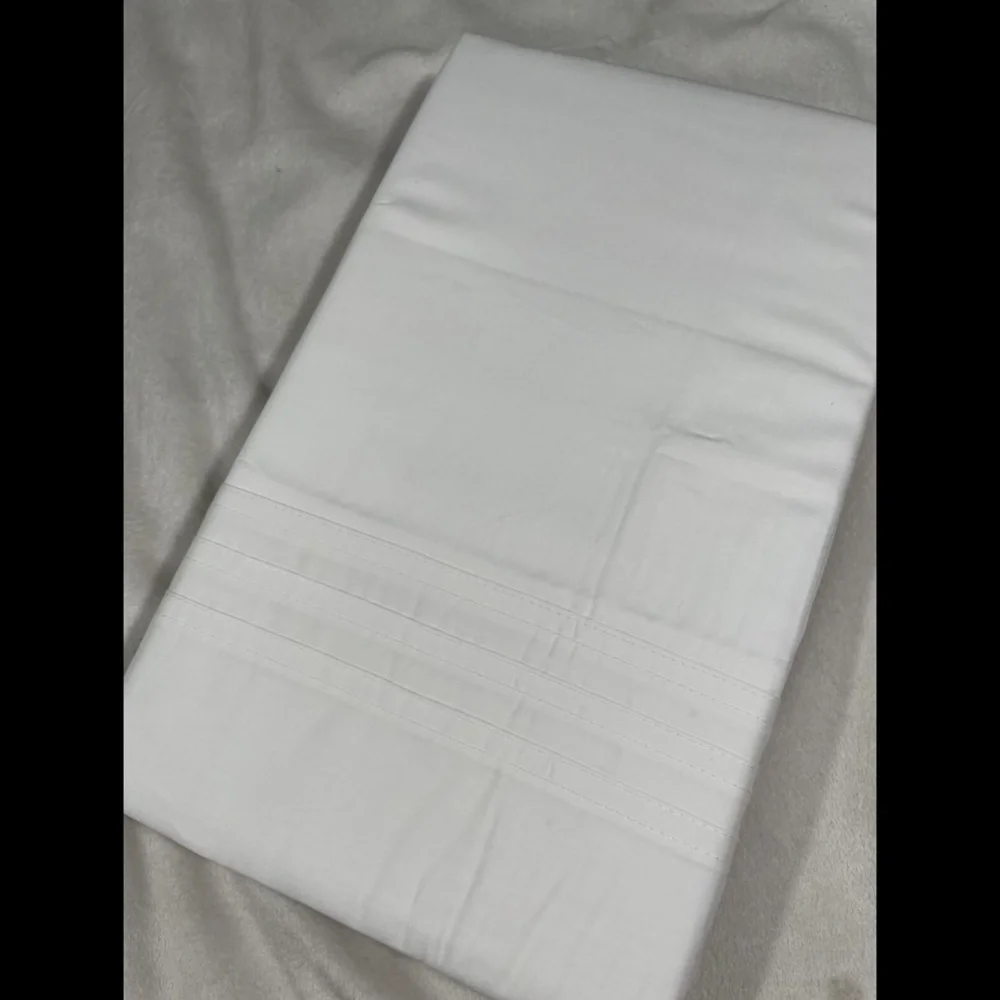 NIB Donna‎ Karan Collection 510 Supima Cotton Flat Sheet White [ QUEEN ]